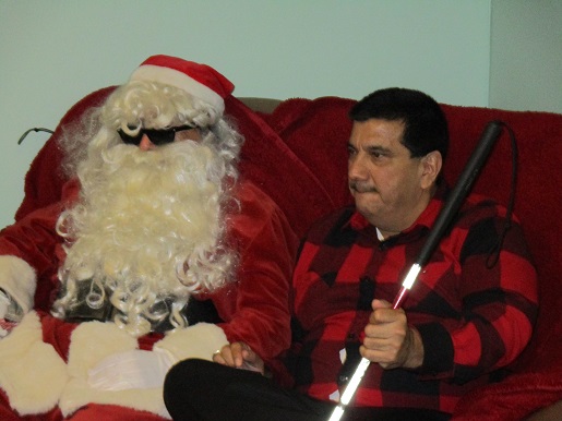 Pete and Santa